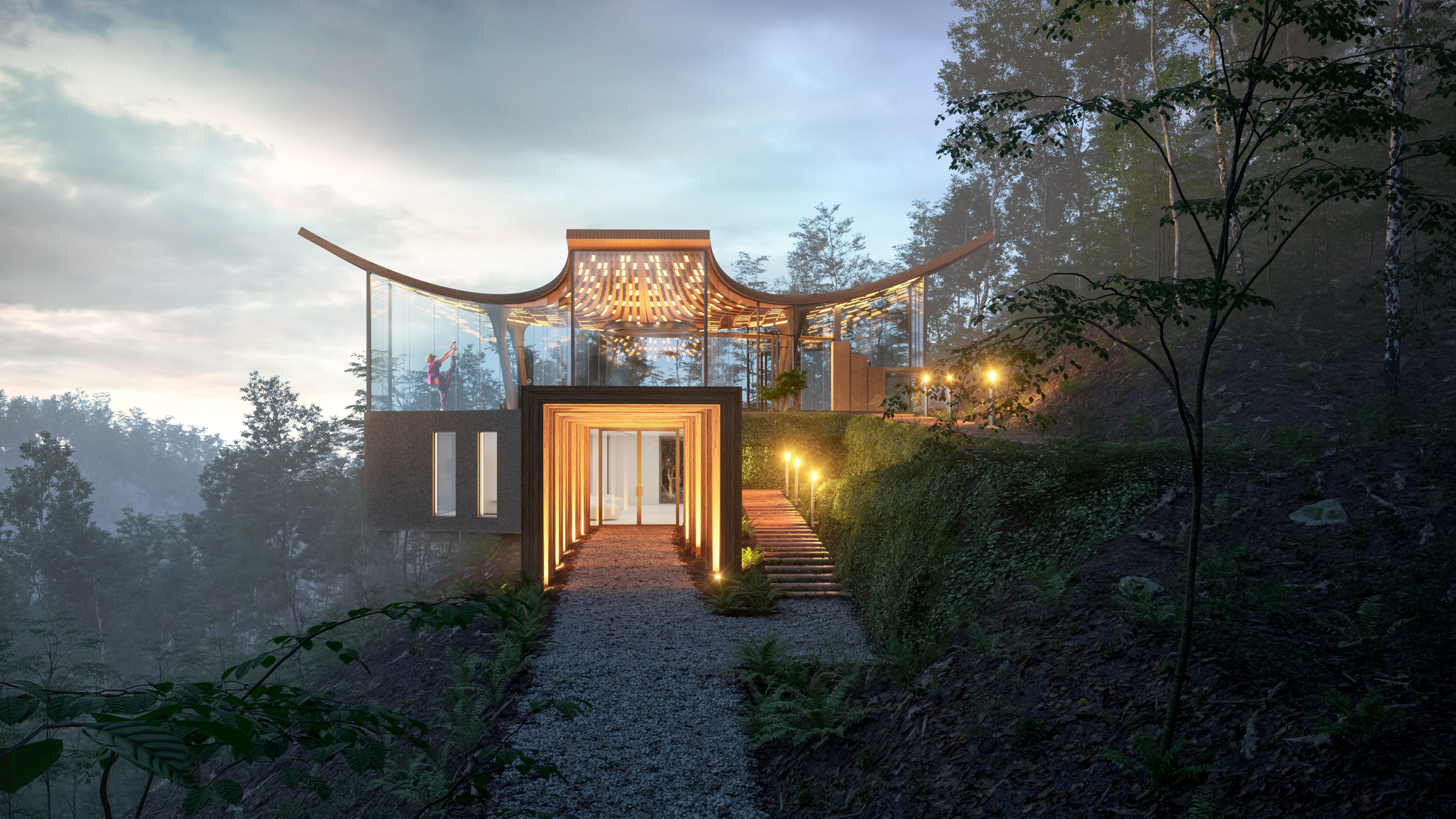 Yoga House in Oleiros, Portugal